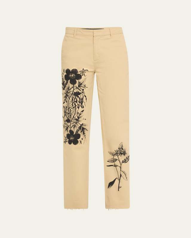 Goth Botanical Chino Pants